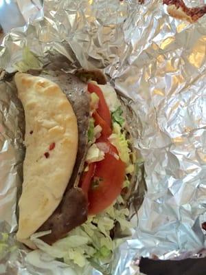 Great gyro, So filling!