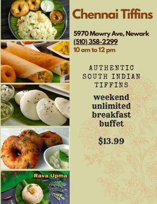 Weekend South Indian Buffet