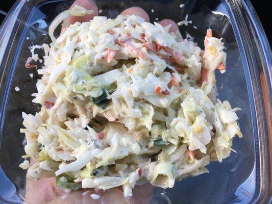 Cabbage Slaw--it wasn't bad.