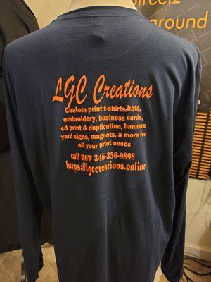 Customized long sleeve shirts