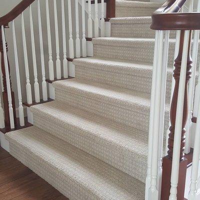 Shaw Carpet! Low profile works great on stairs!