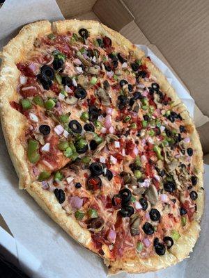 Large Ohio City Vegan Pizza