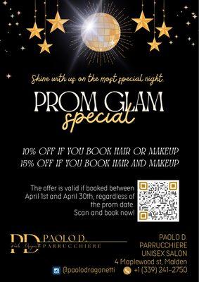 Add the Italian touch to your Prom Night with us!