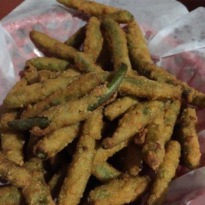 Fried green beans