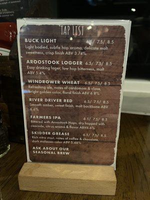 Taplist (8/2/24)