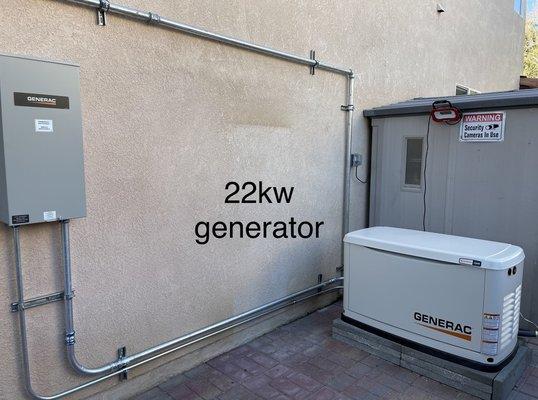 Automatic standby generator. Canyon Country, Ca