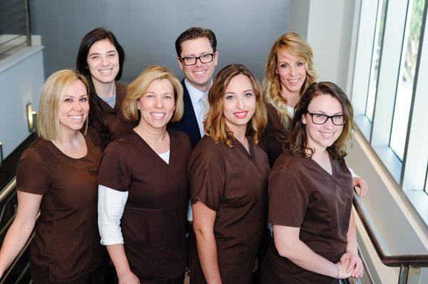 Frederick G. Weniger, M.D. with his Surgical Team