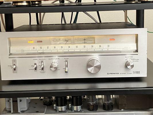 Pioneer TX-9500II FM/AM Tuner after service by Inner Sound.