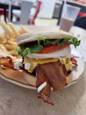 Bacon Double Burger. Nom nom! A delicious thing of beauty.