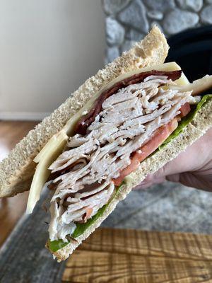 Turkey Stacker sandwich