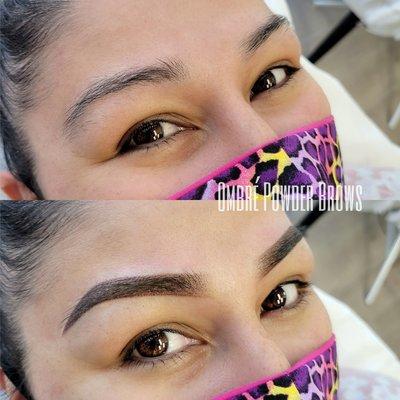 Ombre brows