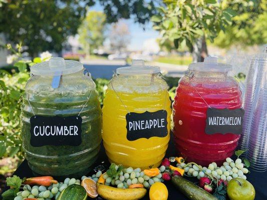 Aguas frescas, all made from real fruit!!!