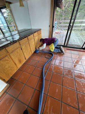 Tile cleaning