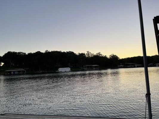 View off the resort dock