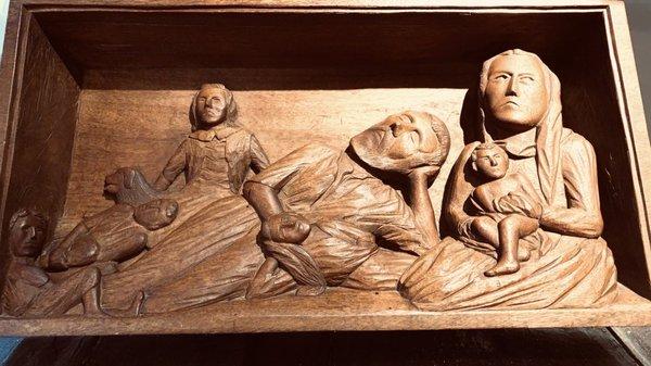 Wood carving