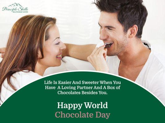 Celebrate the moments of passion with the sweetness of chocolates.

Happy World Chocolates Day

#PrincipleSkills #Love #Chocolates