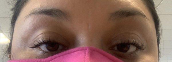 Eyelash lift & tint. #GorgeousLashes#HighlyRecommend