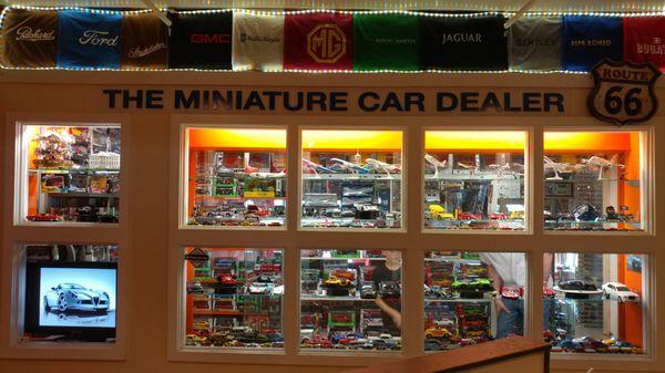 The Miniature Car Dealer in the Pike Public Market