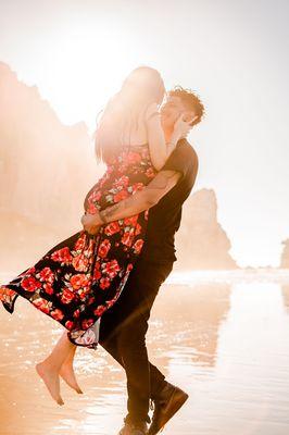 Engagement photo session I did for my clients in Morro Bay :)