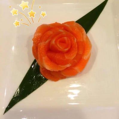 salmon sashimi