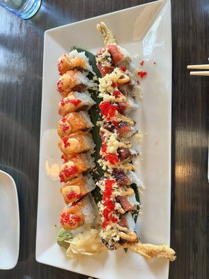 Speed roll and fire dragon roll (left to right)