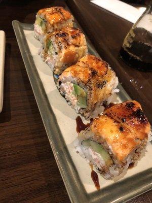 Baked Salmon Roll