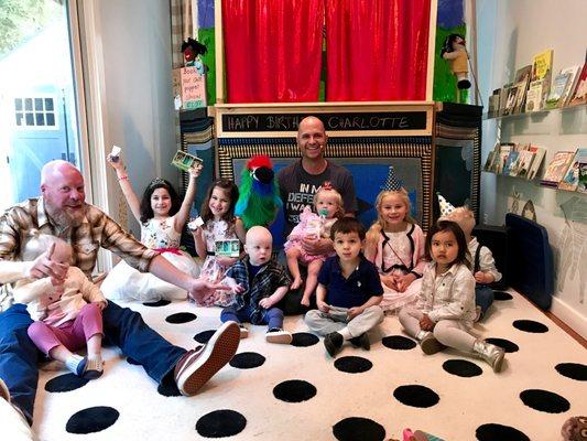 Best Toddler Birthday Party with a Silly Puppet Show