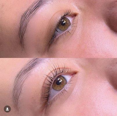 Lash Lift and Tint