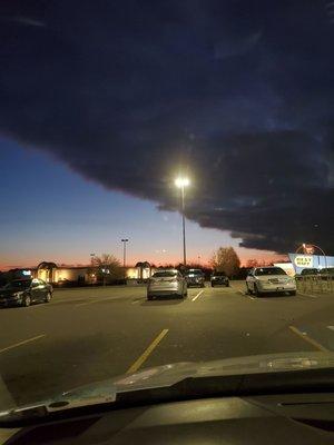 Sunrise at Target parking lot