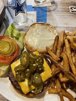 Jalapeño death burger