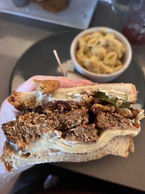 Meatloaf Sandwich - Cheese could've been melted but otherwise really tasty and would get it again. Mac was alright nothing crazy.