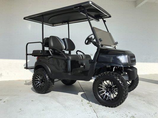 Black Alpha Club Car Precedent Golf Carts for Sale