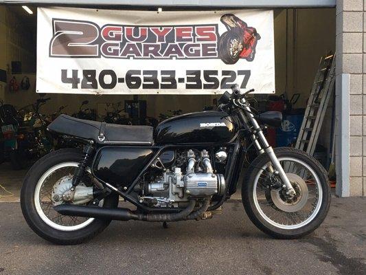 1975 custom Goldwing.