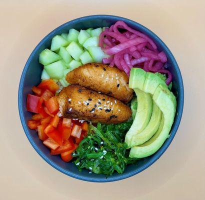 Salmon Ohana Poke Bowl