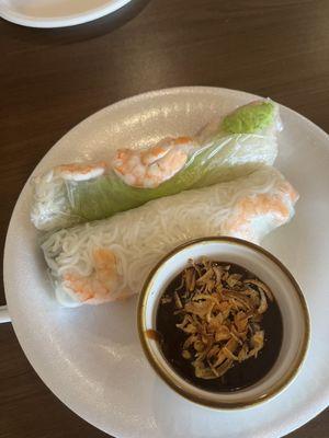 Shrimp spring rolls