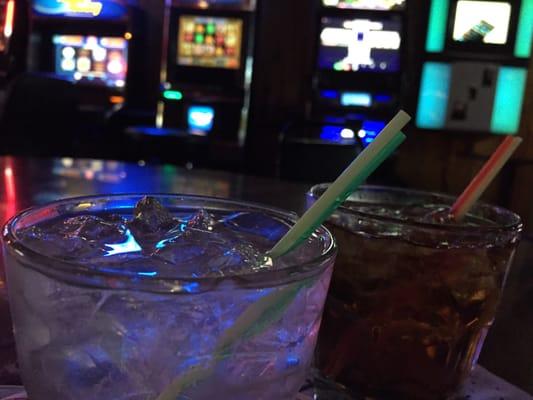 Stiff drinks and slots, what else you need?