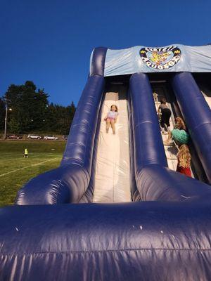 Inflatable slide for kids