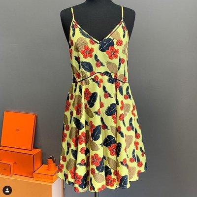 Scotch & Soda - poolside sundress, yellow with red and black