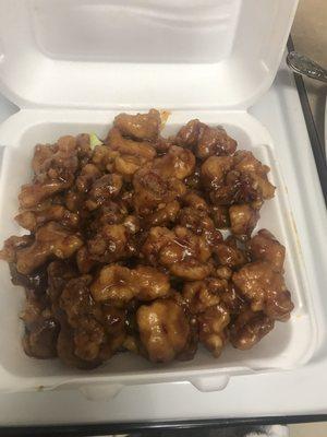 General Tso's chicken - full