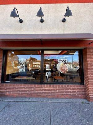 The Exterior of  "The Woodstock Dunkin' Donuts "  where they pioneered the sound for Woodstock, The Beatles, Beach Boys & The Stones.