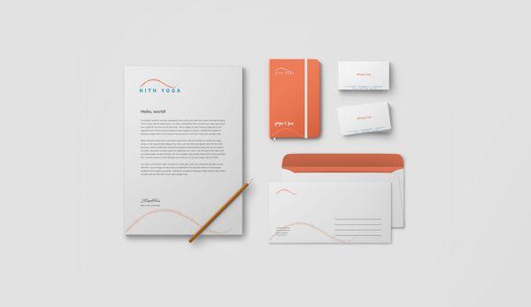 Logo & Stationery Designed for HIth Yoga