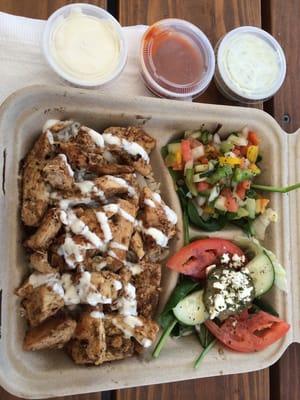 Delicious Chicken Shawarma plate!