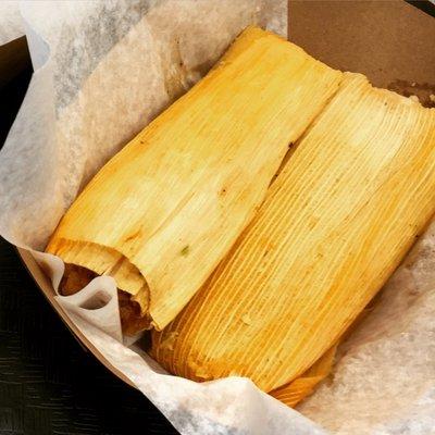 Happy #ValentinesDay! In honor of #TamaleTuesday we will be giving customers a free strawberry or pineapple dessert #tamale with each order,