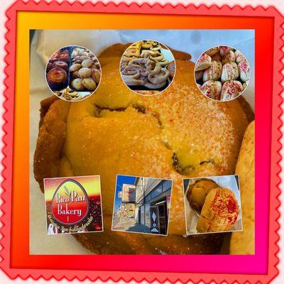 Montage of images from Rico Pan Bakery Salvadoreno