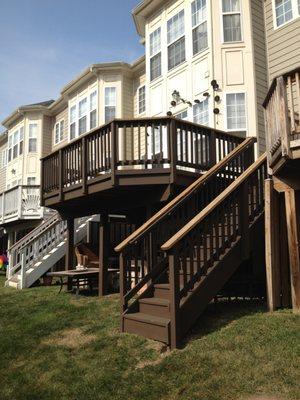 Gutterman decking project Landown  VA