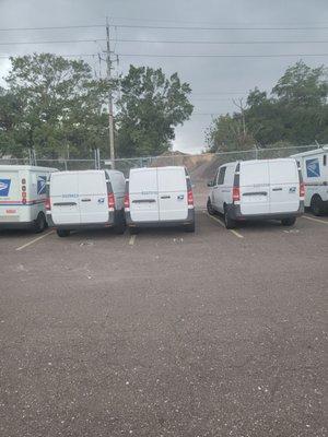 LakeForest postal vehicles