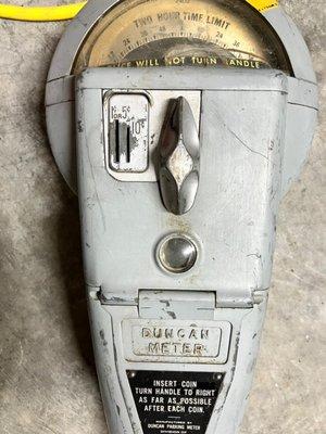 Parking meter.