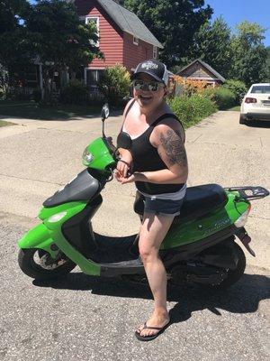 Crushing around with a scooter in South Haven was so much fun!