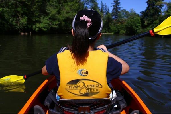 Kayaking the tualatin river- brown's ferry park