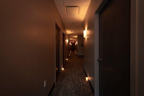 Hallway to our treatment rooms.